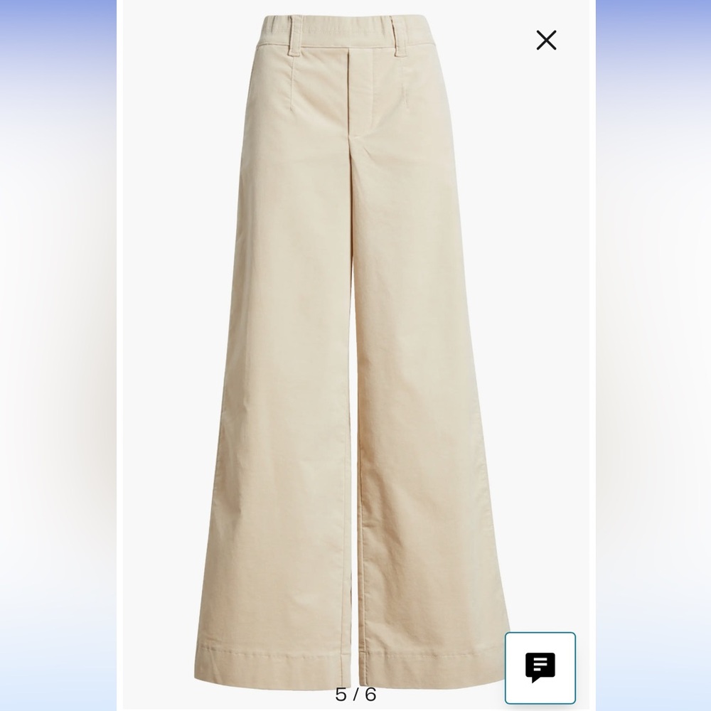 Wit & Wisdom ‘Ab'Solution Skyrise Pull-On Wide Leg Twill Pants